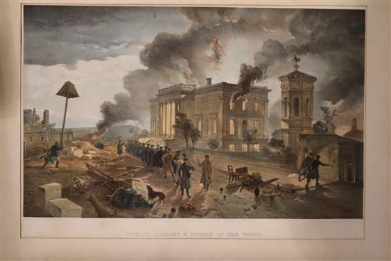 A group of assorted unframed prints and drawings